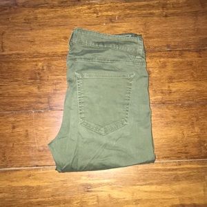 Olive green pants